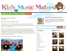 Tablet Screenshot of kidsmusicmatters.com